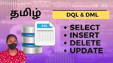SQL - DML | Insert | Update | Delete in Tamil