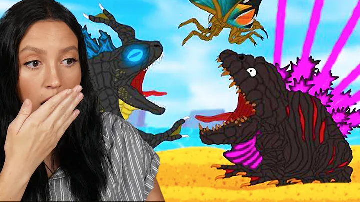 Reacting to the BATTLE of FROG GODZILLA VS. SHIN F...