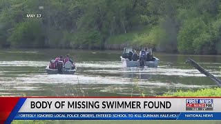 Body of missing swimmer found
