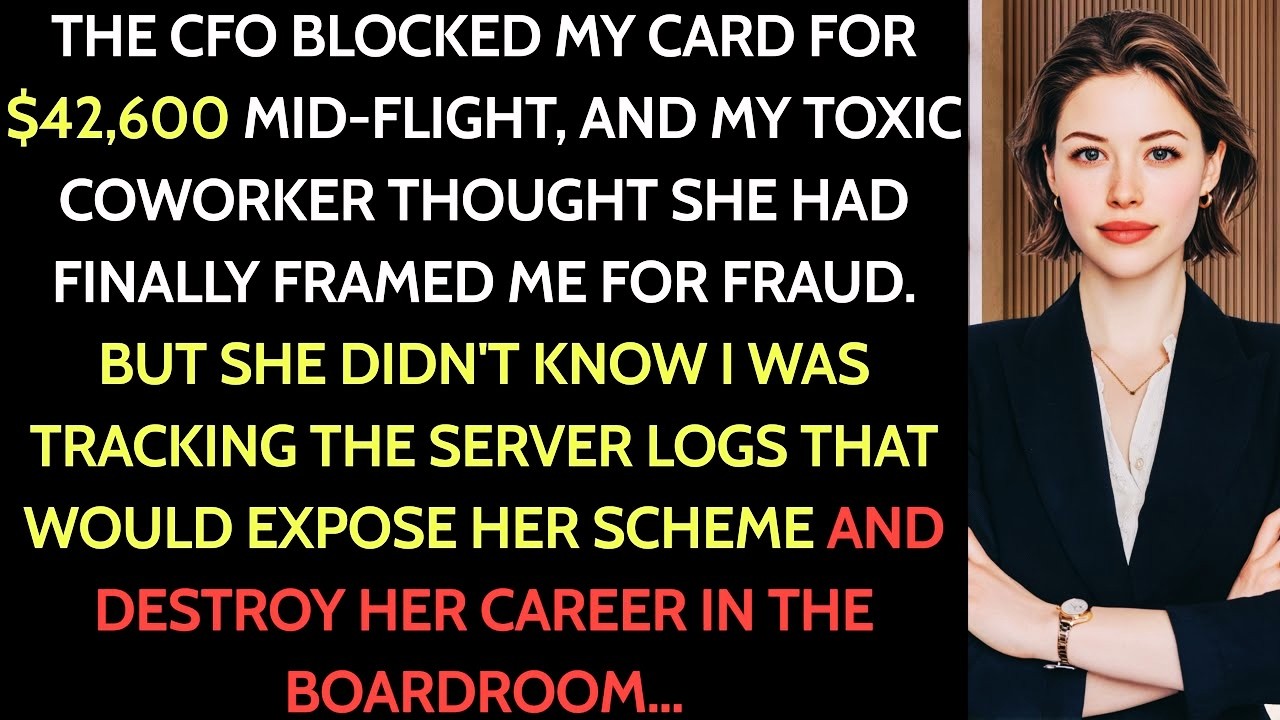 My Toxic Coworker Lied—CFO Blocked $42,600 Mid-Trip, Then the Truth Exploded!