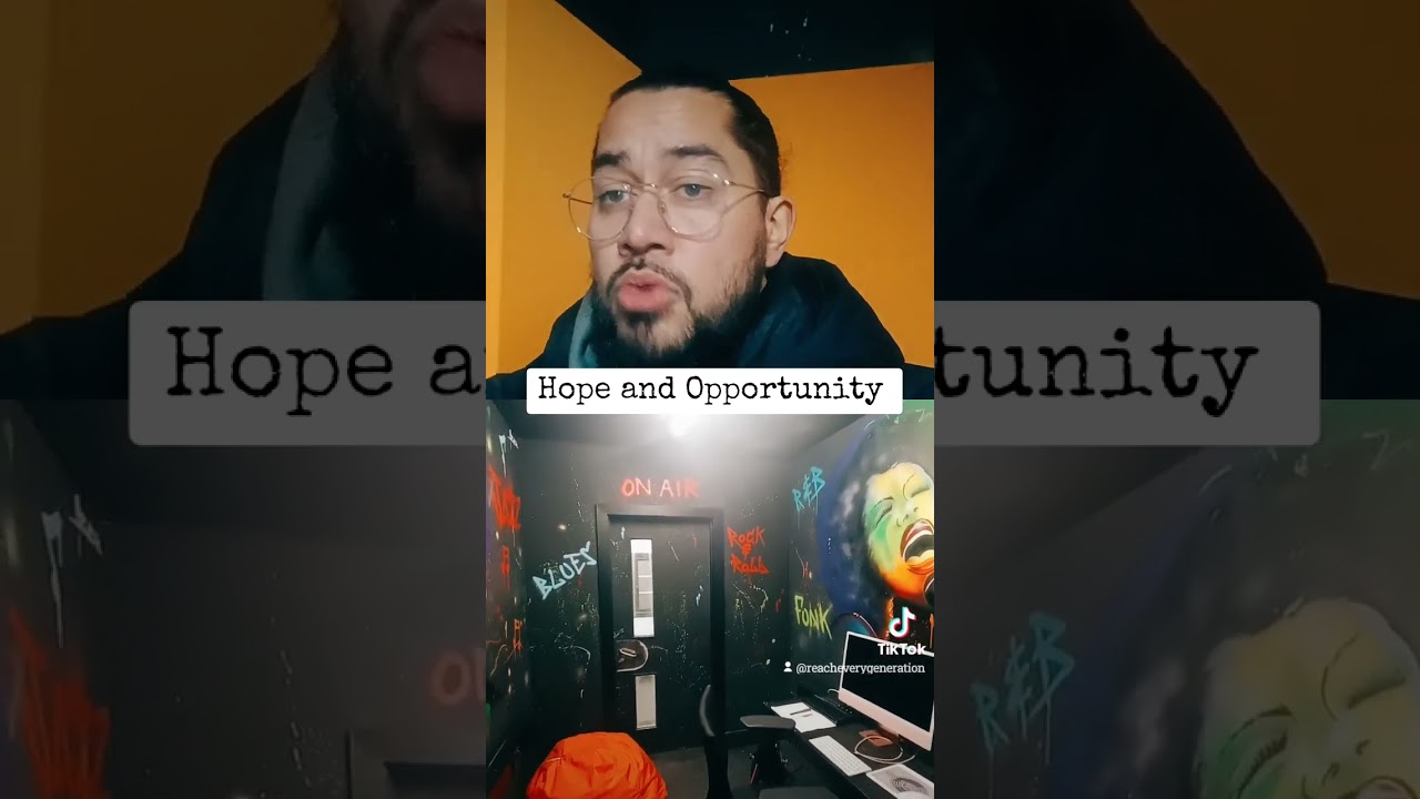 Hope and Opportunity is key to the work we do with young people 