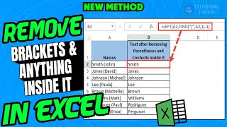Remove all brackets in Excel | How To Remove Brackets & Anything Inside it In Excel