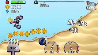 QUAD BIKE BEACH RUN! 🌊🔥 Hill Climb Racing Crazy Stunts