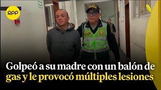 Ventanilla: hijo arrojó balón de gas a su madre