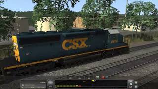Train Simulator Classic - [Jointed Rail EMD SD40-2] - Yard Work (CSX 8800) Part 3 - 4K UHD