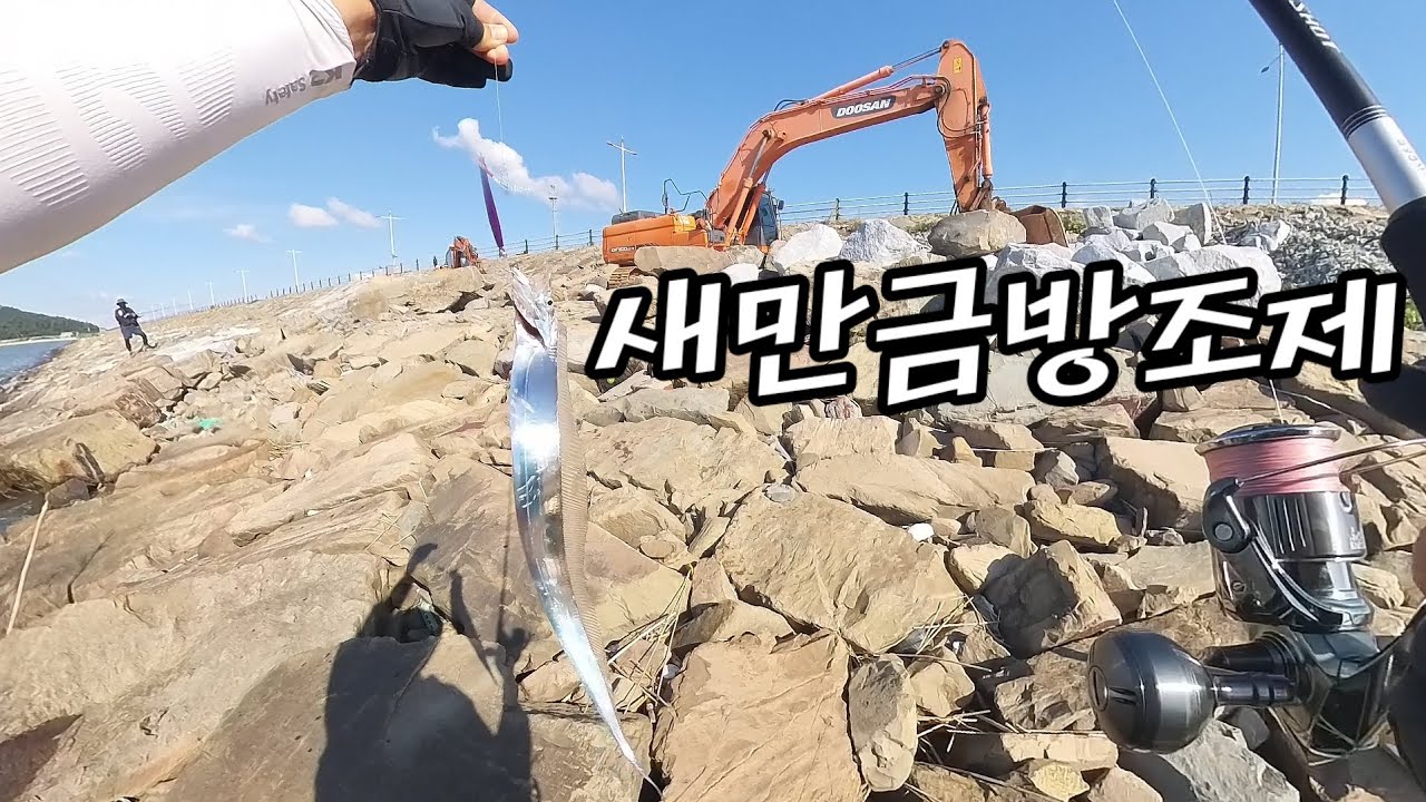 군산 새만금방조제 삼치 풀치 루어낚시