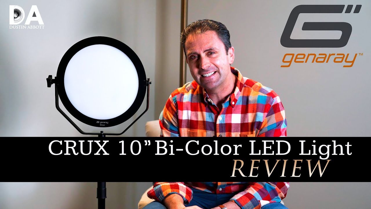Genaray Crux 10" Bi-Color LED Light Review | 4K