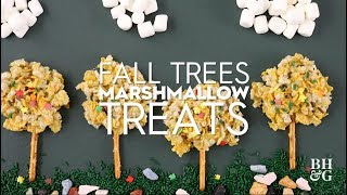 Fall Trees Marshmallow Treats Fun With Food Better Homes & Gardens