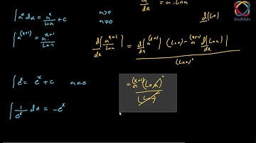 Integration of Exponential Functions | Topic 6.1 | Hindi | Urdu | part 1/2