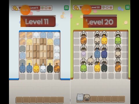 Box Cat Jam Block Match - Level 11 To Level 20 - YouTube