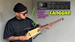 Gitar Akustik Tercanggih Di Tahun 2024! Udah Ada Efeknya! Review Silent Guitar Donner HUSH-I Pro