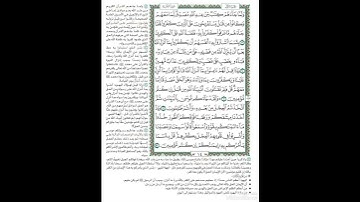 الصفحة ١٤ من المصحف الشريف برواية حفص عن عاصم القارئ د.بريك سعد بريك- إجازة التجويد من الأزهر الشريف