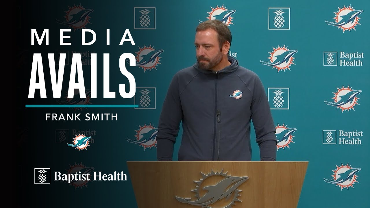 Offensive Coordinator Frank Smith meets with the media | Miami Dolphins