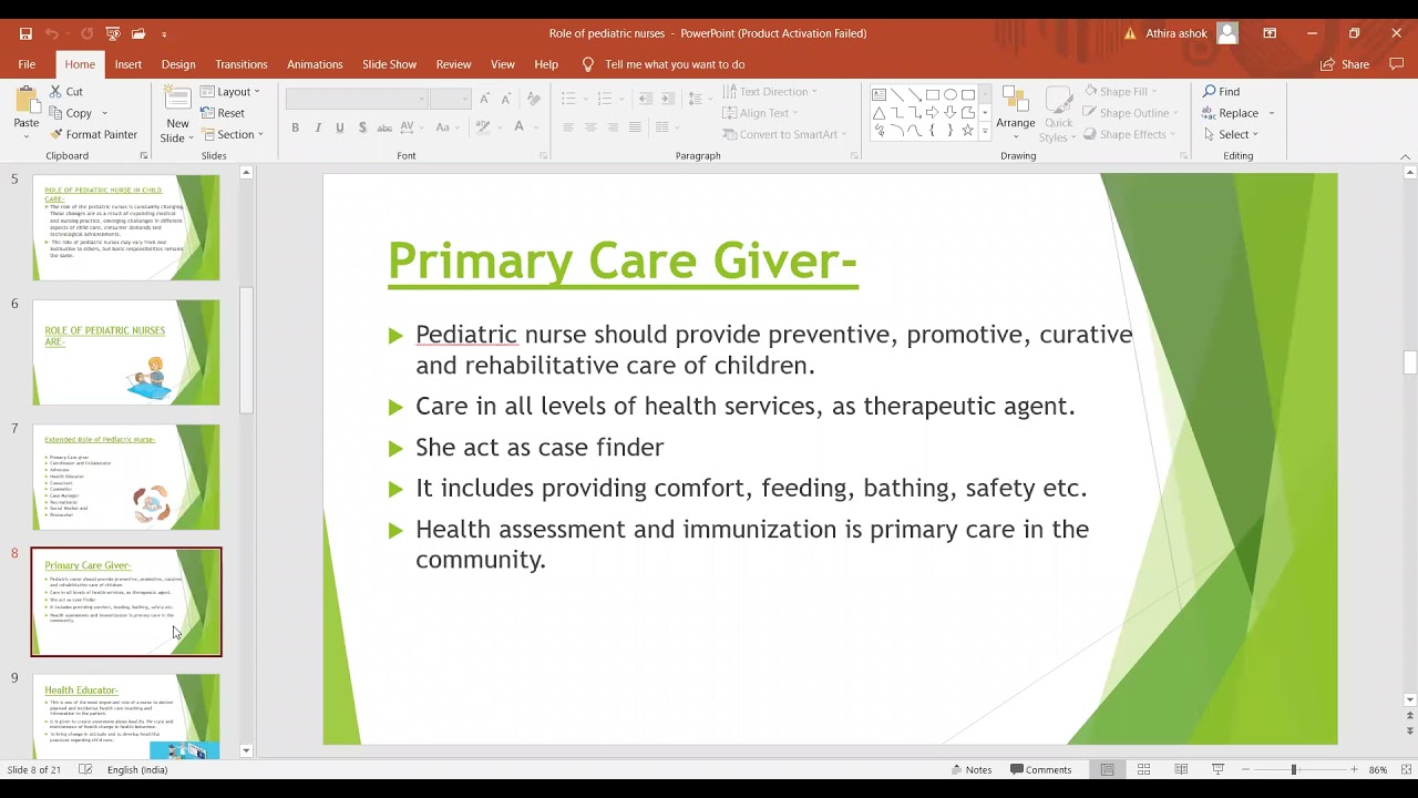 Topic- Role of Pediatric Nursing | Class- GNM 2nd yr | Metro College of Nursing