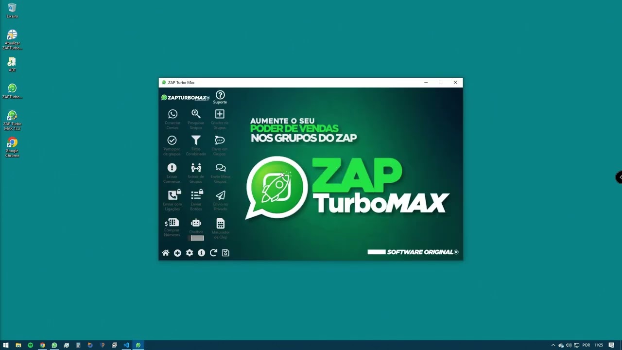 Como abrir e atualizar o programa