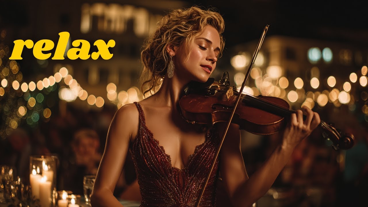 Nighttime Relaxation — Violin and Piano Under the Stars