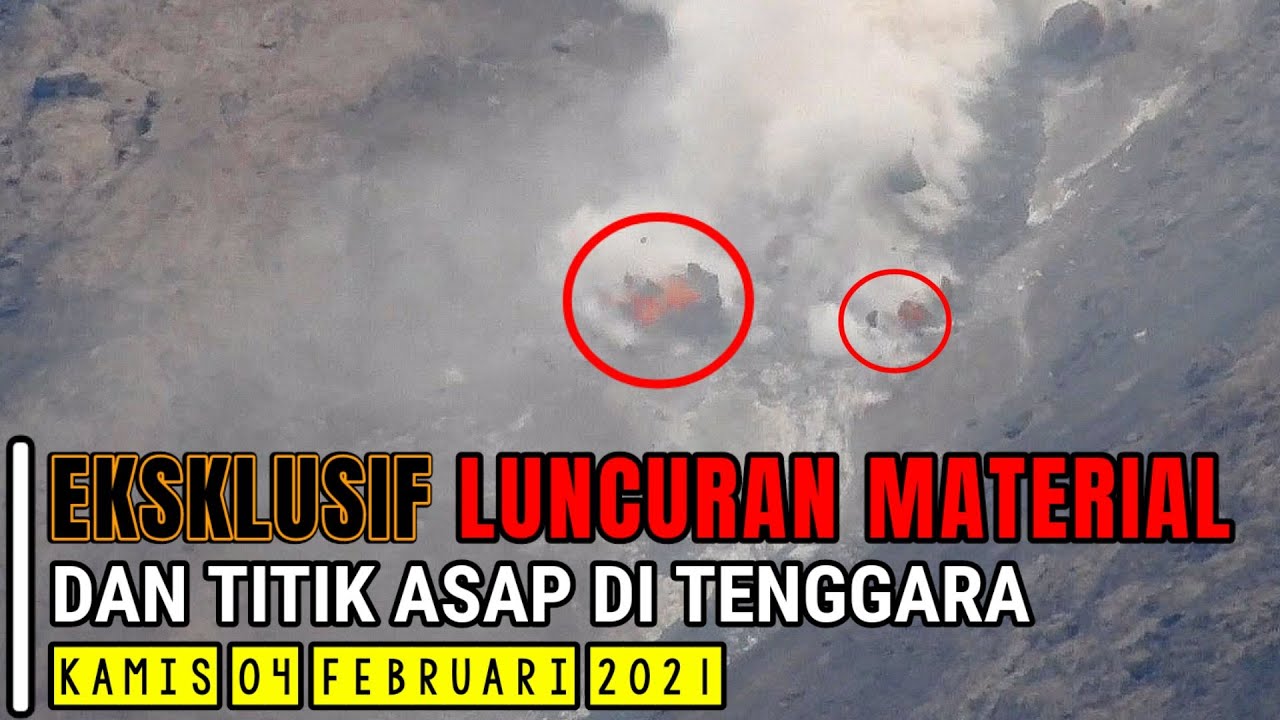 ZOOM 1000X LUNCURAN MATERIAL MERAPI TERKINI || MERAPI HARI INI