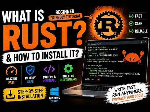 👉 What is Rust & How to Install It? 🦀 Beginner Friendly Tutorial (2026)