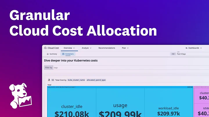 Datadog Cloud Cost Management: Telemetry-driven cost allocation