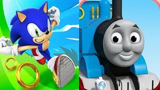 Sonic Dash Vs Thomas & Friends Race On