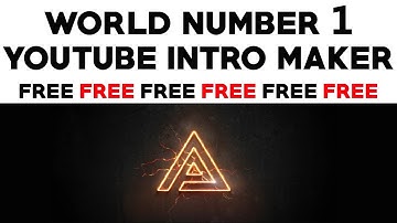 How to Make Intro for Youtube Channel for Free in 5 minutes [Hindi/Urdu]