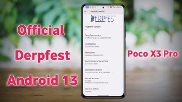 Poco X3 Pro Android 13 Best Custom ROM | Derpfest Official ROM For Poco x3 pro