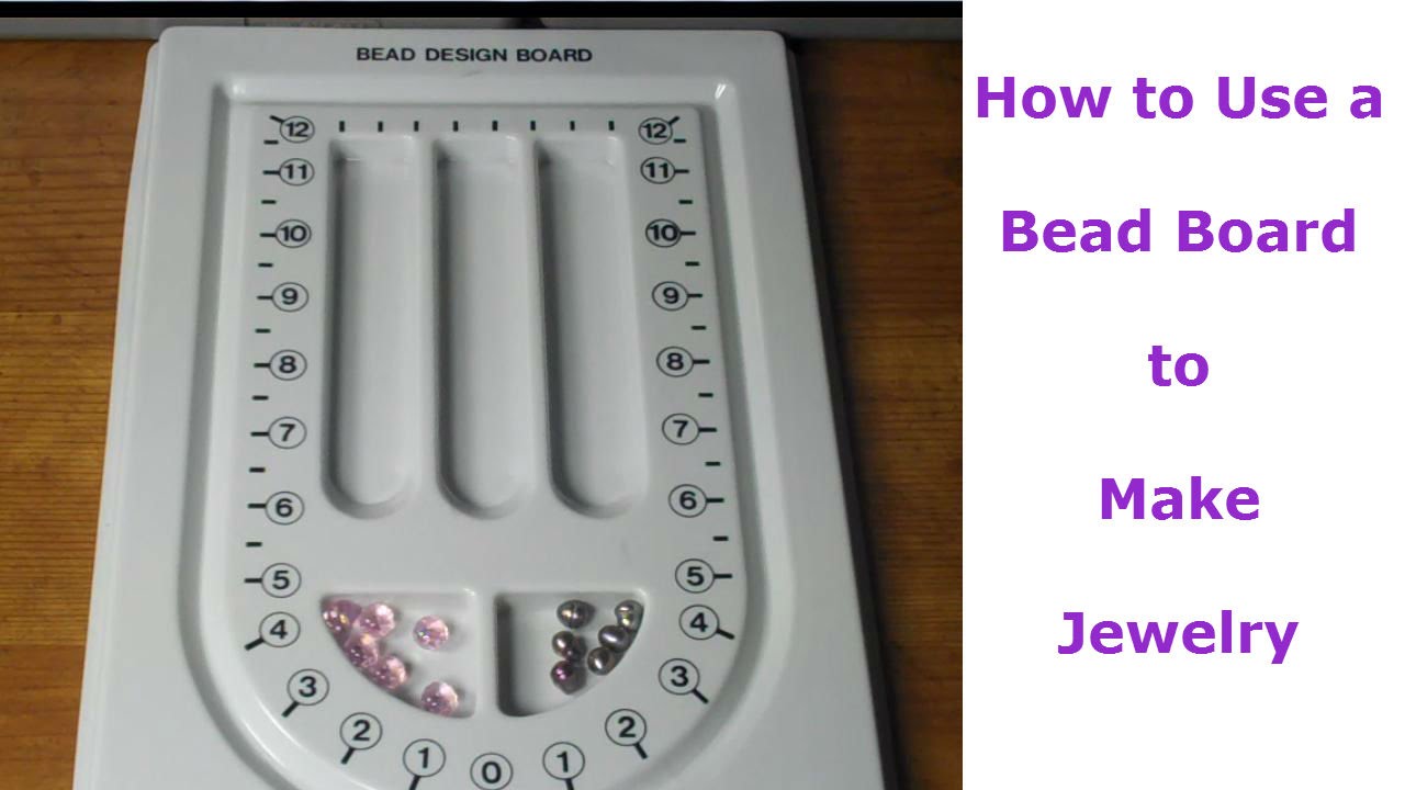 How to Use a Bead Board to Make Jewelry YouTube