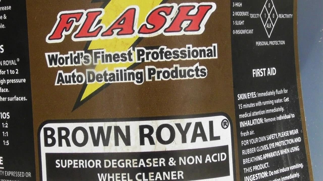 Flash Brown Royal MOST HONEST Review on YouTube DOES it Really CLEAN CAR WHEELS