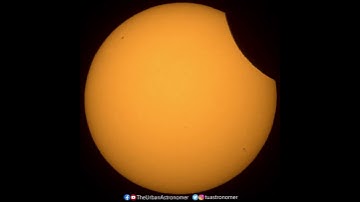 Solar Eclipse Timelapse - October 25, 2022, Bengaluru