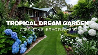 Tropical Garden Design Tour with Greek & Boho Flower Garden Ideas for Home screenshot 2