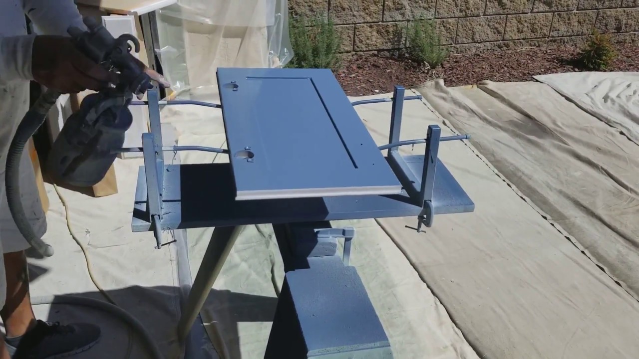 Painting both sides at Swiss Painting using the Door Rack Painter YouTube