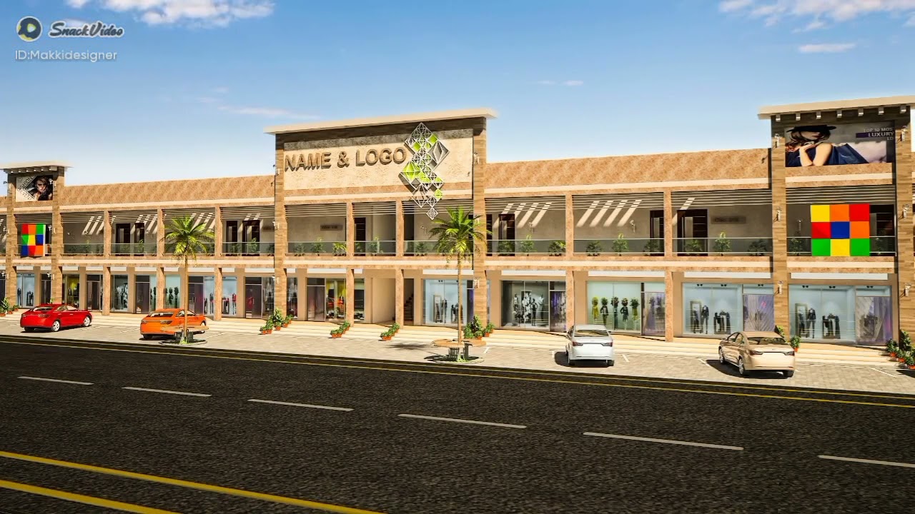 3d Model of a Commercial Building