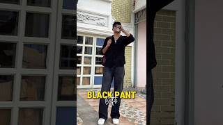 3 Best Ways to Style Black Pants🔥 #mensfashion