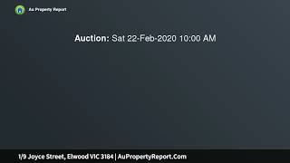 1/9 Joyce Street, Elwood VIC 3184 | AuPropertyReport.Com