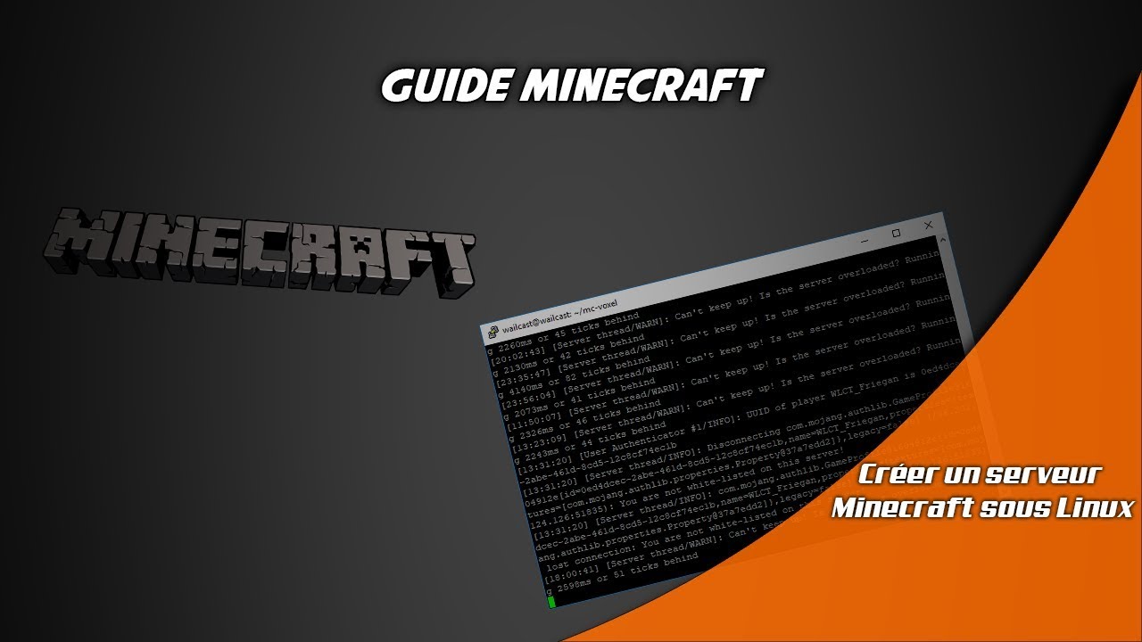 Créer un serveur Minecraft Vanilla sur son serveur Linux - YouTube