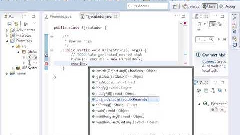 Pirámide en java eclipse