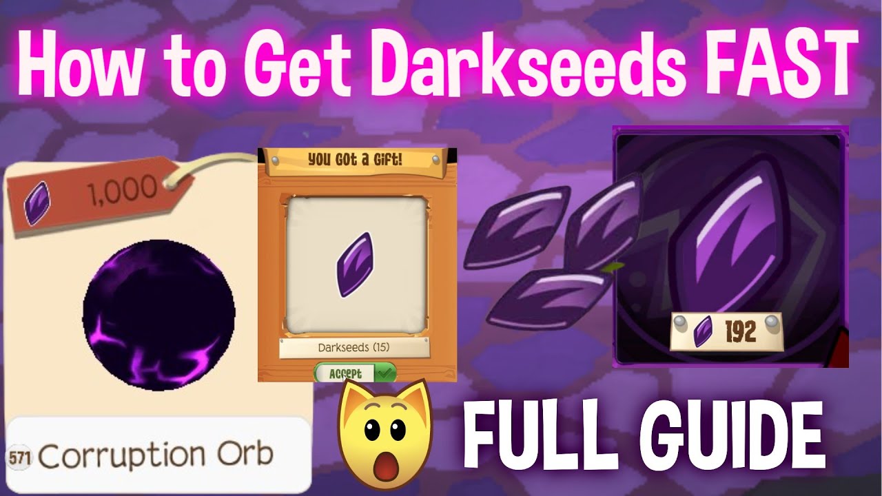HOW TO GET DARKSEEDS FAST GUIDE  *QUICK AND EASY* | Animal Jam Tutorial