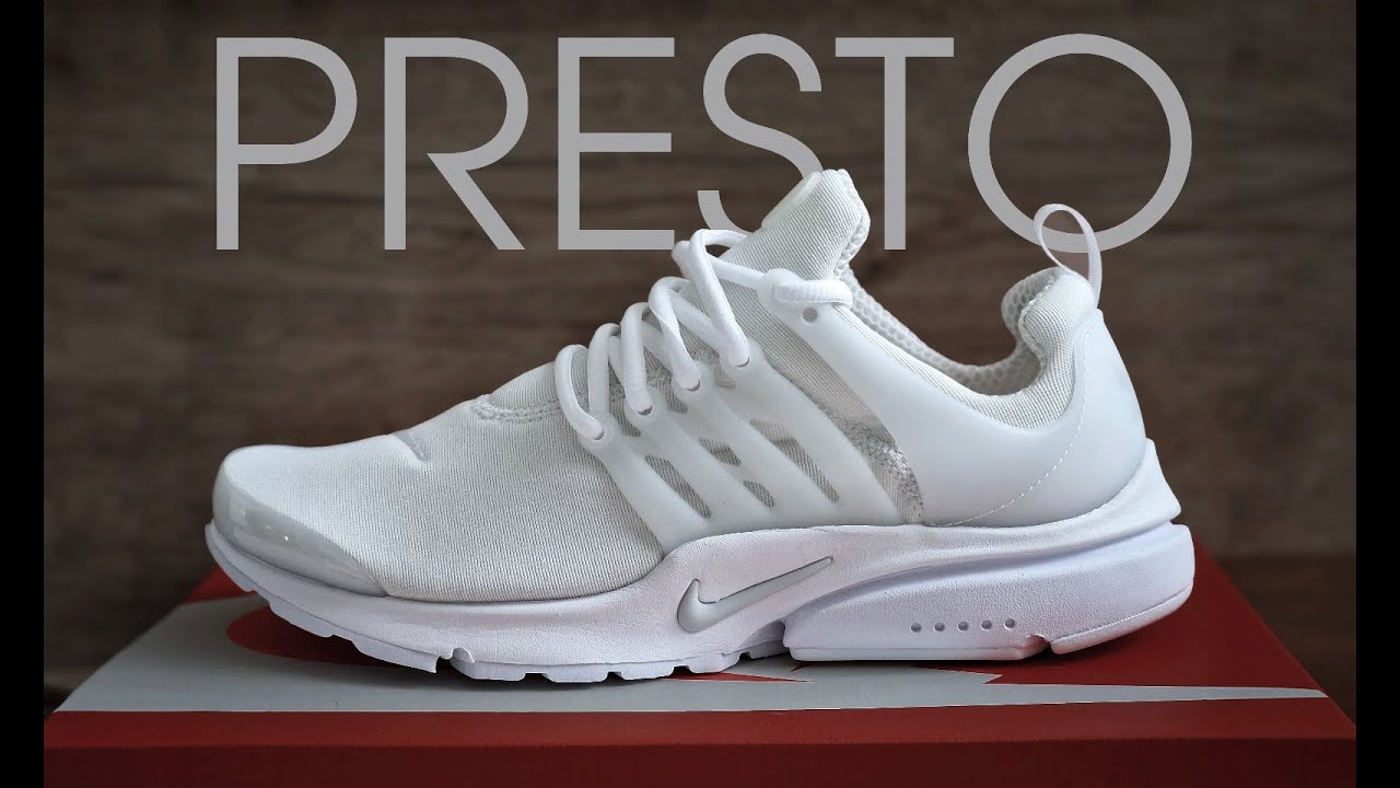 Nike Air Presto | Triple white | On foot