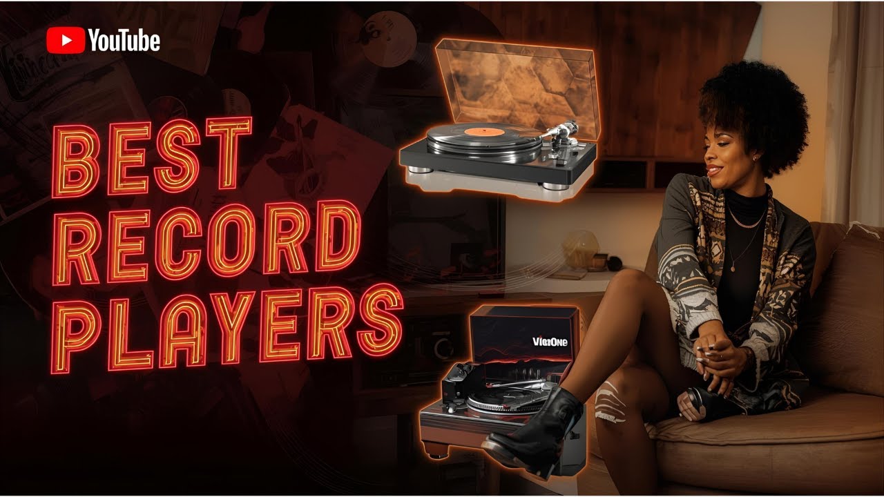 Top 5 Best Record Players 2025 🎶 Affordable Bluetooth Vinyl Turntables