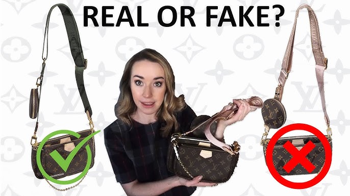 REAL VS FAKE LOUIS VUITTON MULTIPOCHETTE BAG, SAYANG ANG P35,000. SAMPLE  NG HALATANG HALATANG FAKE LOUIS VUITTON MULTIPOCHETTE BAG., By Anna  Magkawas