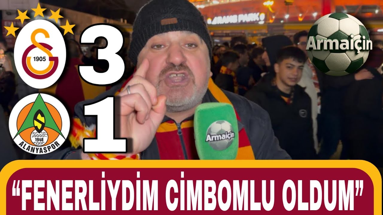 “Buranın ATMOSFERİ BENİ GALATASARAYLI YAPTI”|” BEKLE BİZİ BEŞİKTAŞ”| Galatasaray 3-1 Alanyaspor 