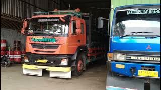 garasi truck gandeng