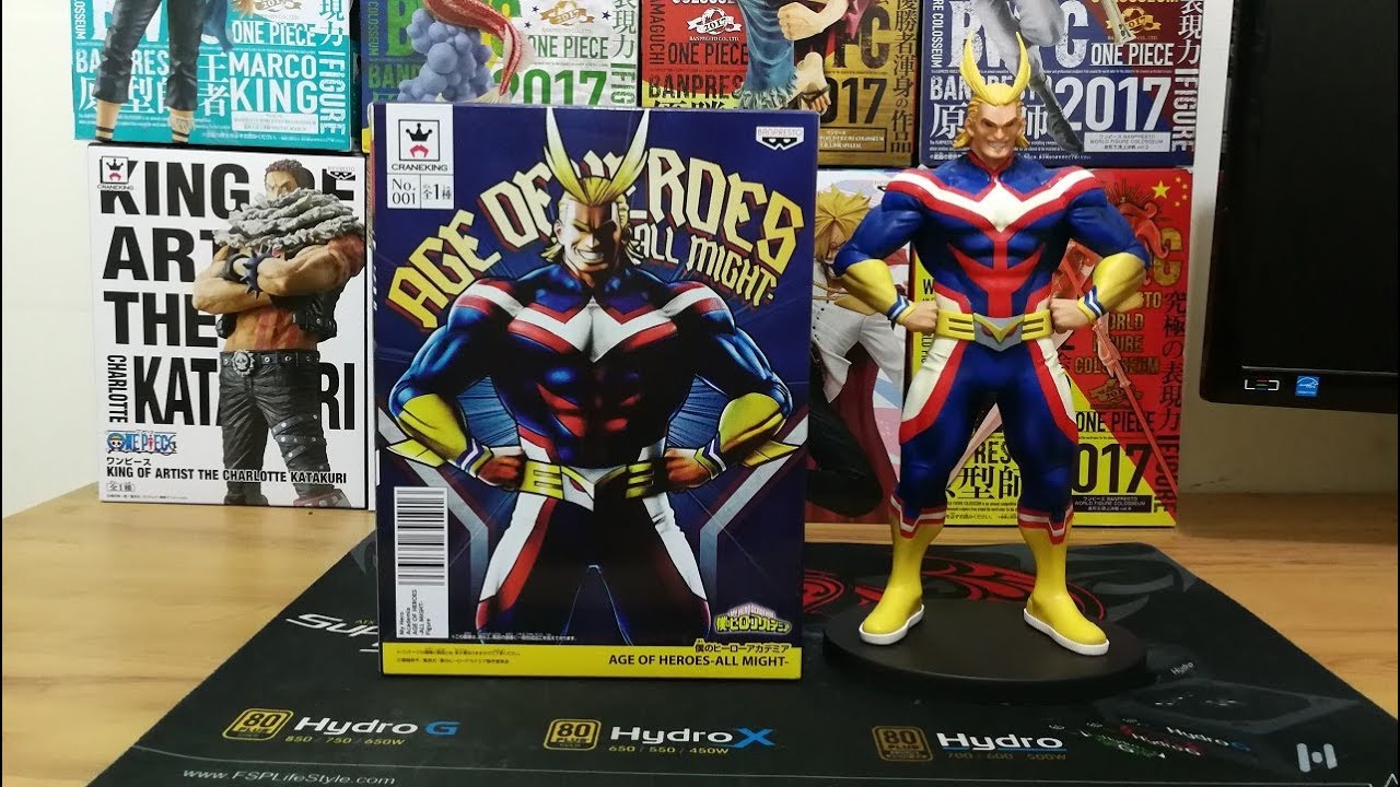 Banpresto Age Of Heroes Vol 1 All Might Youtube