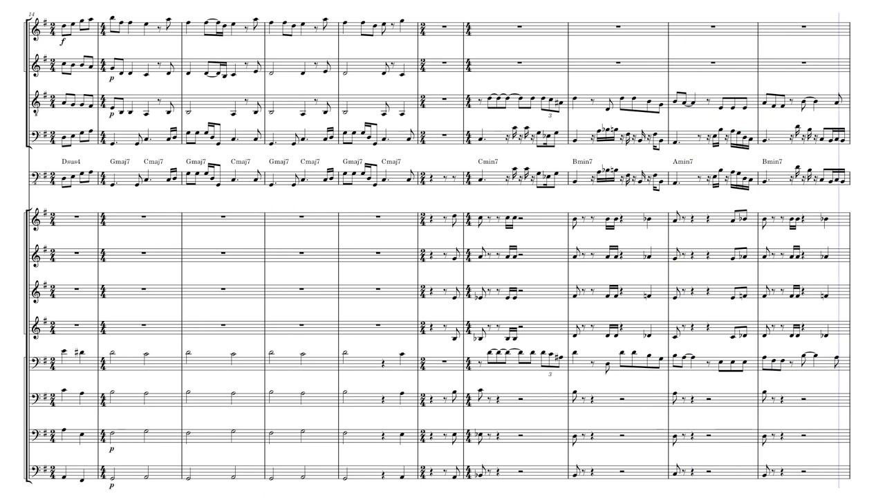 "My Jinji" Arr. Sophie by Sunset Rollercoaster