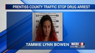 Traffic stop leads to a drug arrest in Prentiss Co.