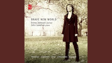 Sonata for Clarinet and Piano: IV. Kleines Rondo, gemachlich
