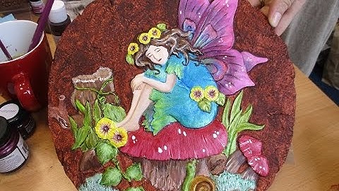 Hand Painted Fairy Plaque Tutorial, Part 2 - jennings644
