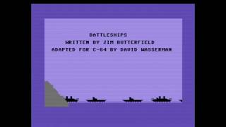 1982 - Battleships - Commodore C64 Gameplay