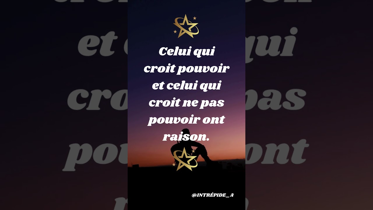 LA PROPHÉTIE QUI S'AUTO-RÉALISE.