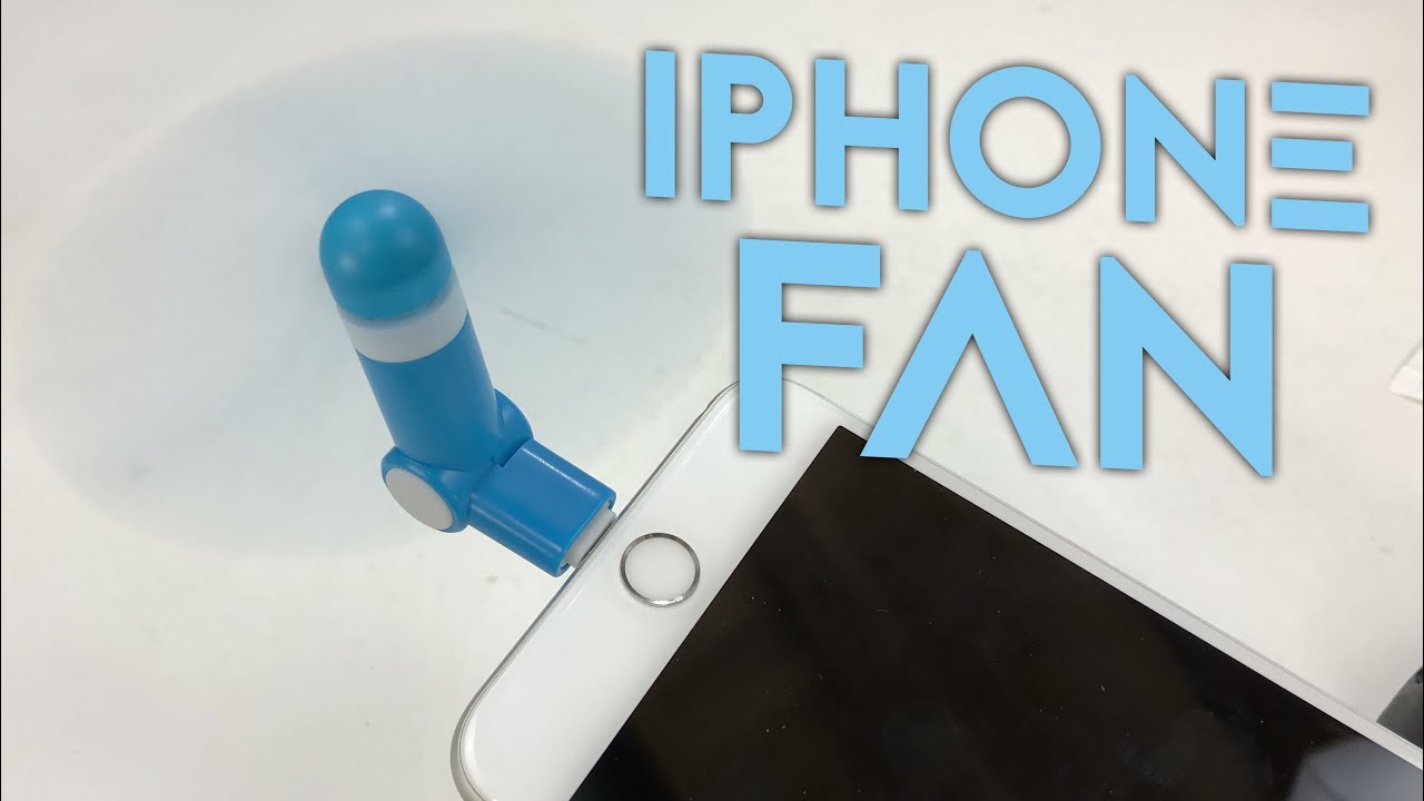 Stay Cool With The Mini Plug In Iphone Fan By Unooe Youtube